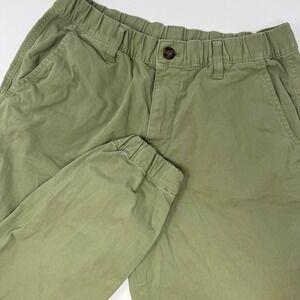 Bearbottom Clothing Mens Olive Green Stretch Chino Jogger Pants Size Medium